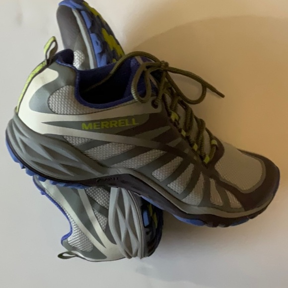 Merrell Women’s Gray Blue Siren Edge Hiking Sneakers Size 9.5 Q2 J41324 - Picture 9 of 11